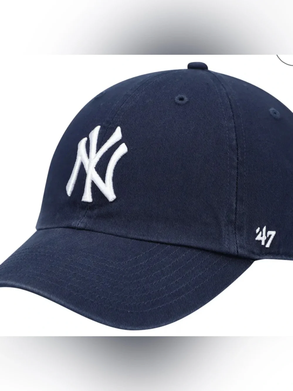 Blue New York Yankees Cap with White Logo
